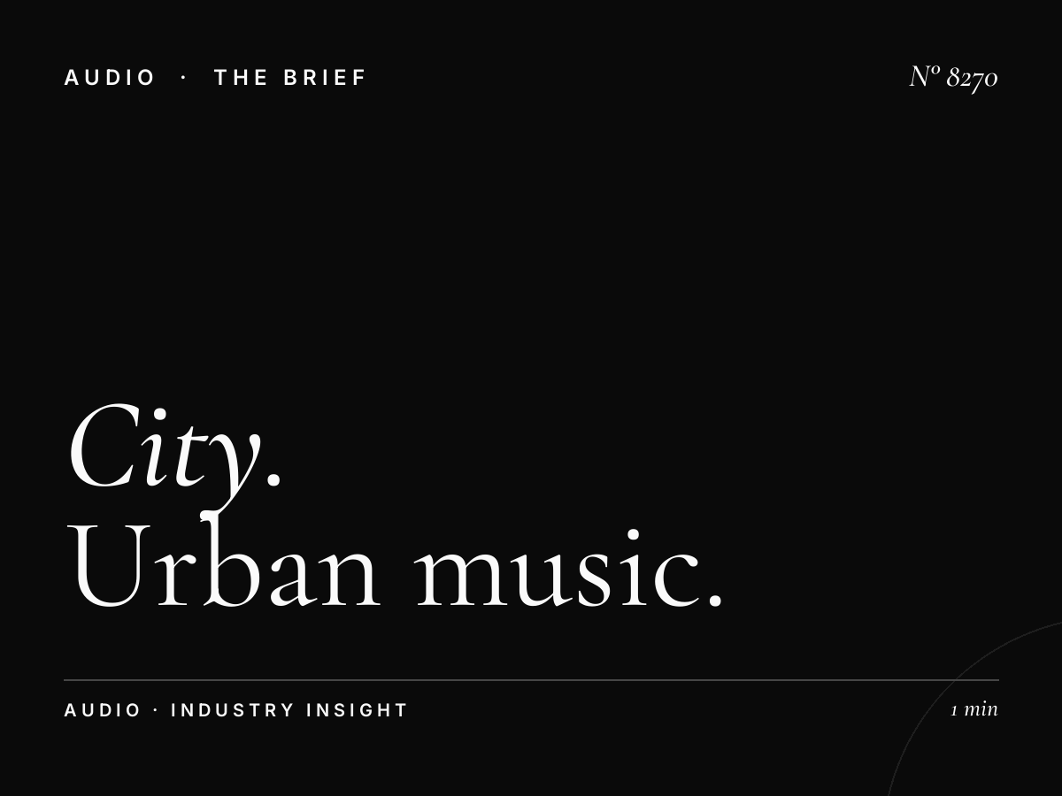 City Radio Format: Urban Music Talk Programming