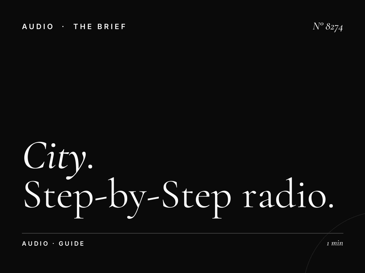 City Reservation: Step-by-Step Radio Booking Guide