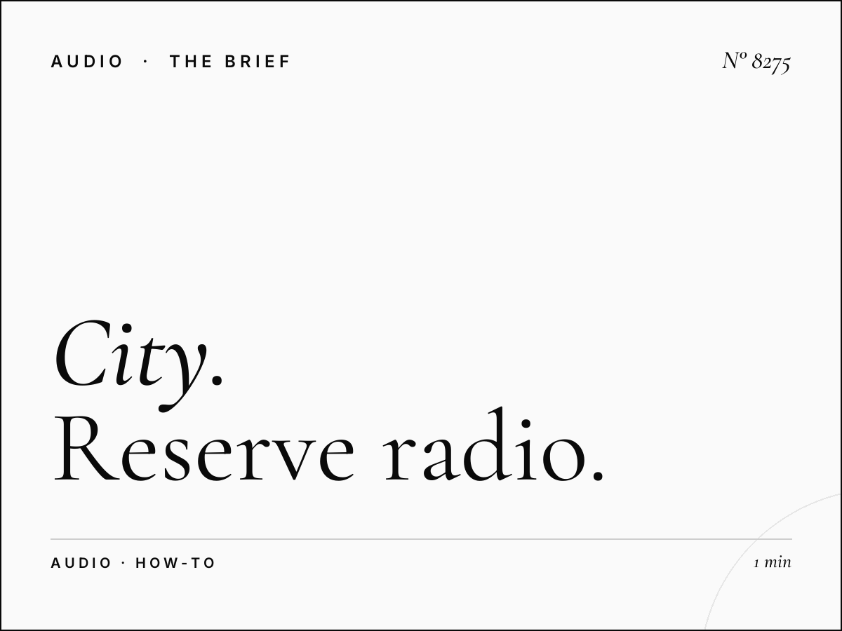 City Booking: How to Reserve Radio Advertising