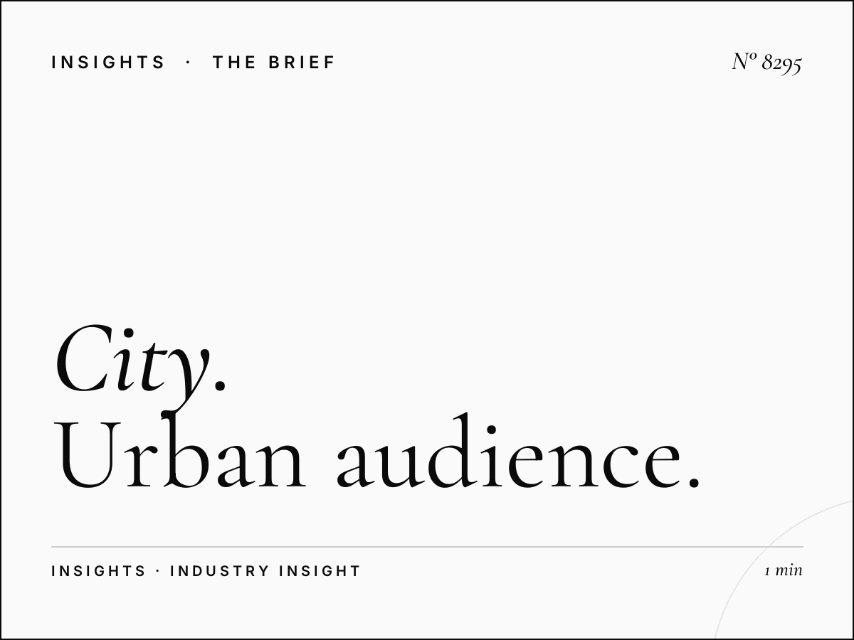 City Listener Profile: Urban Audience Analysis