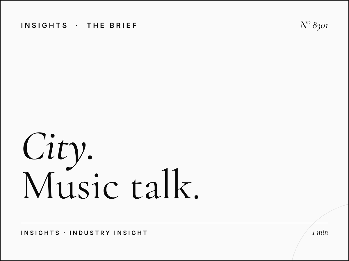 City Midday: Music Talk Block Advertising