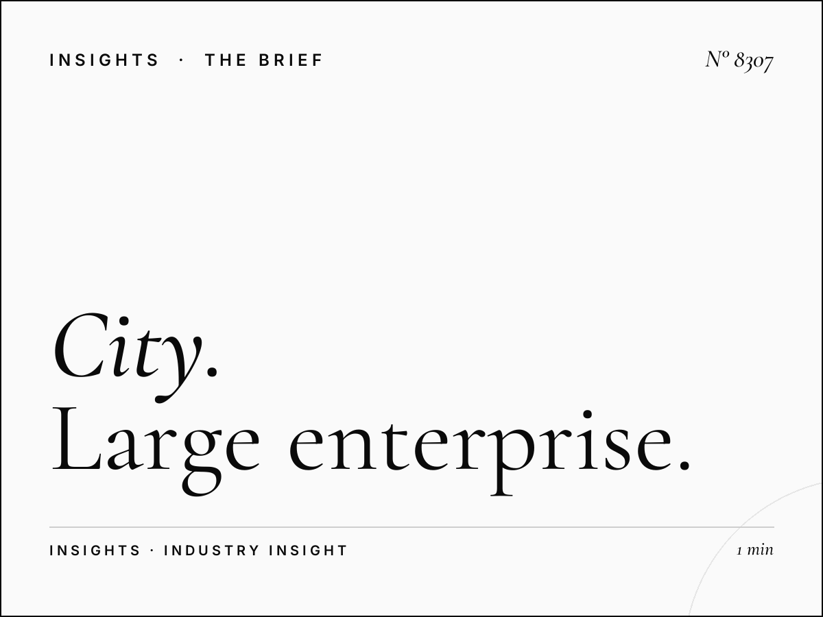 City Corporate: Large Enterprise Marketing