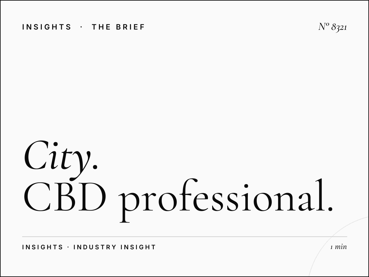 City Business District: CBD Professional Targeting