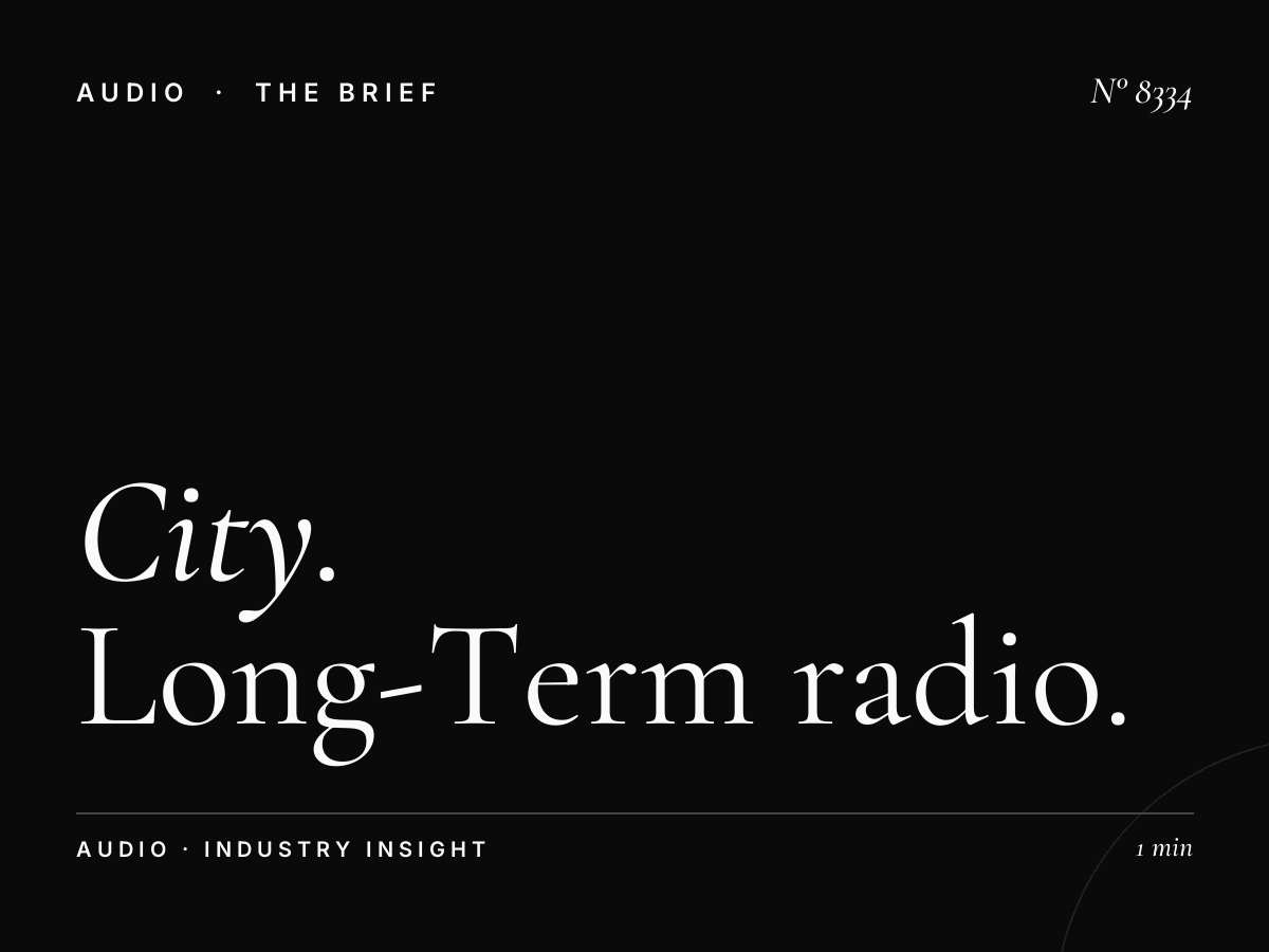 City Brand Partnership: Long-Term Radio Partnership
