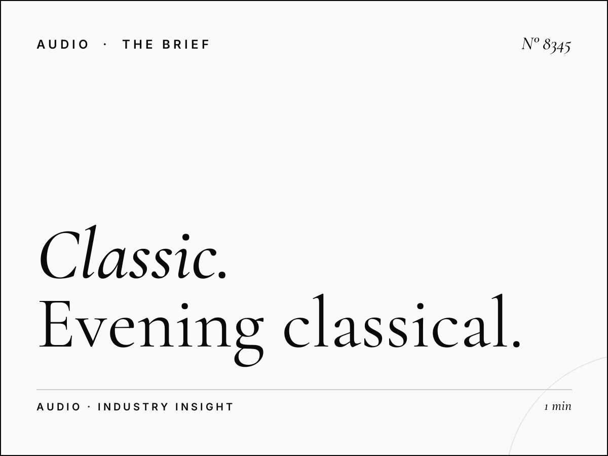 Classic FM Evening: Evening Classical Concert Programming