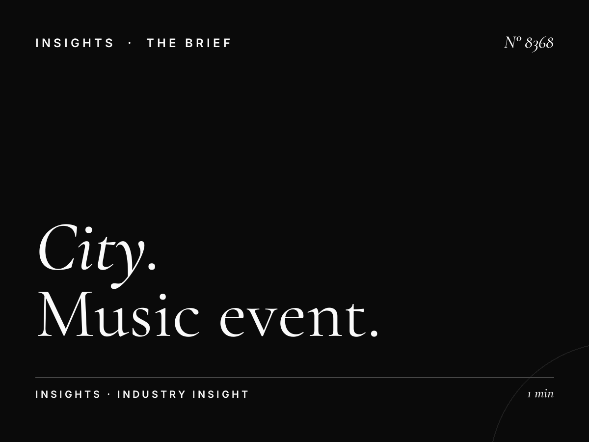 City Concert Promotion: Music Event Marketing