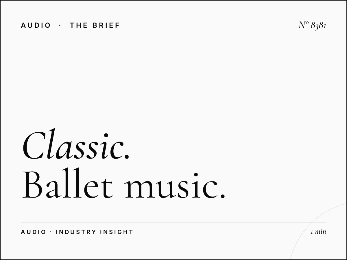 Classic FM Ballet: Ballet Music Programming