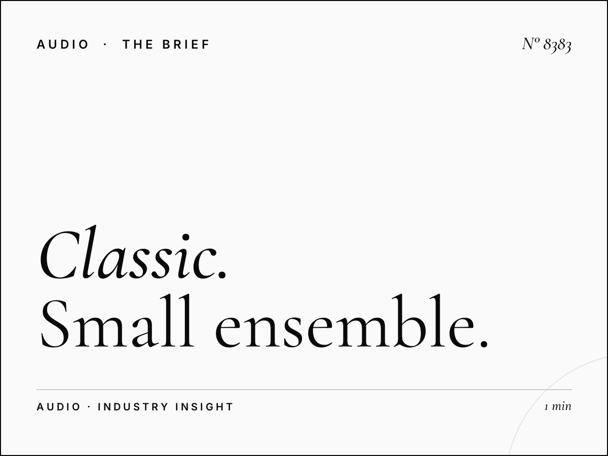 Classic FM Chamber Music: Small Ensemble Programming and Strategic Advertising Opportunities