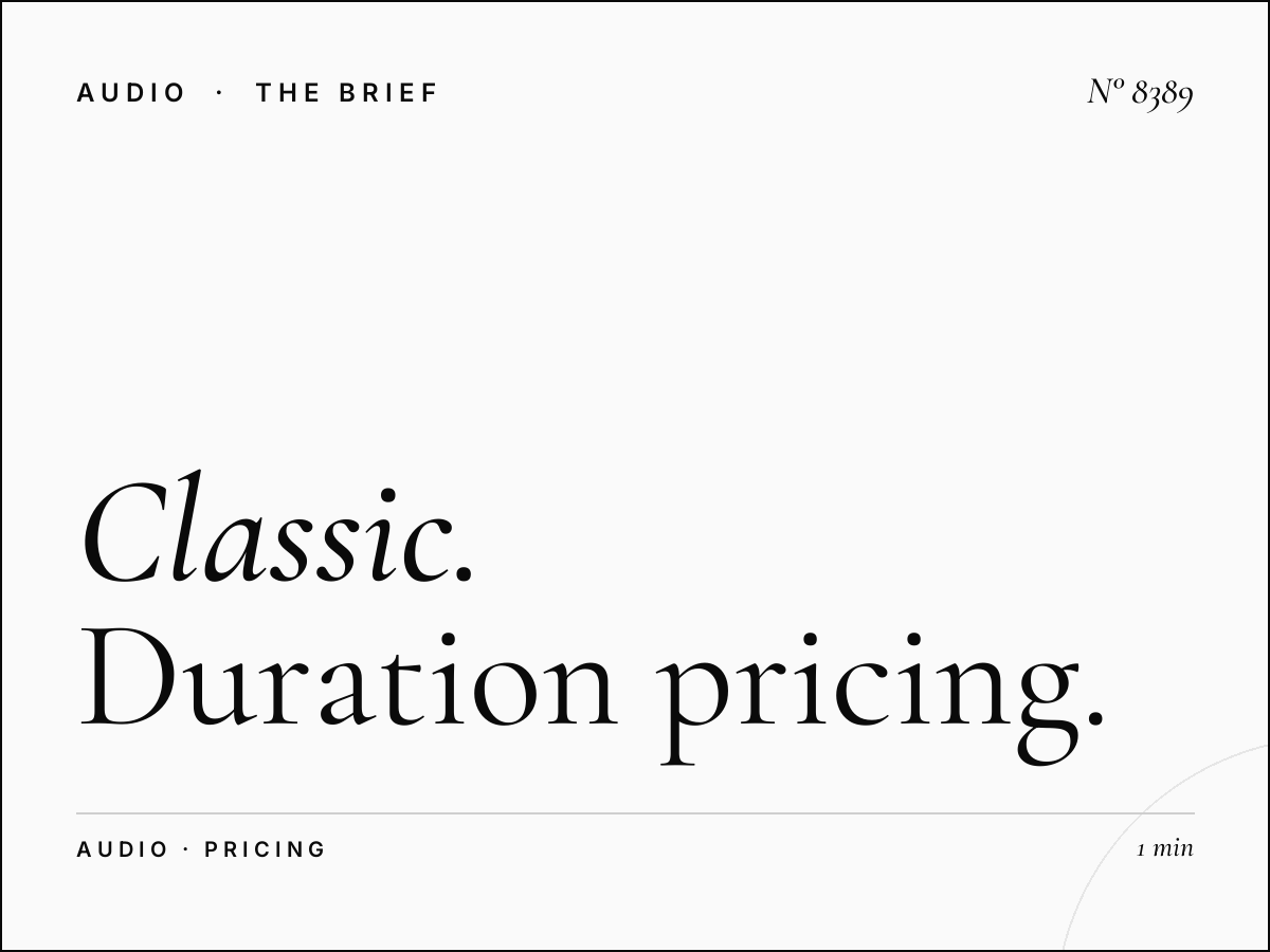 Classic FM Monthly Rates: Duration Pricing Structure