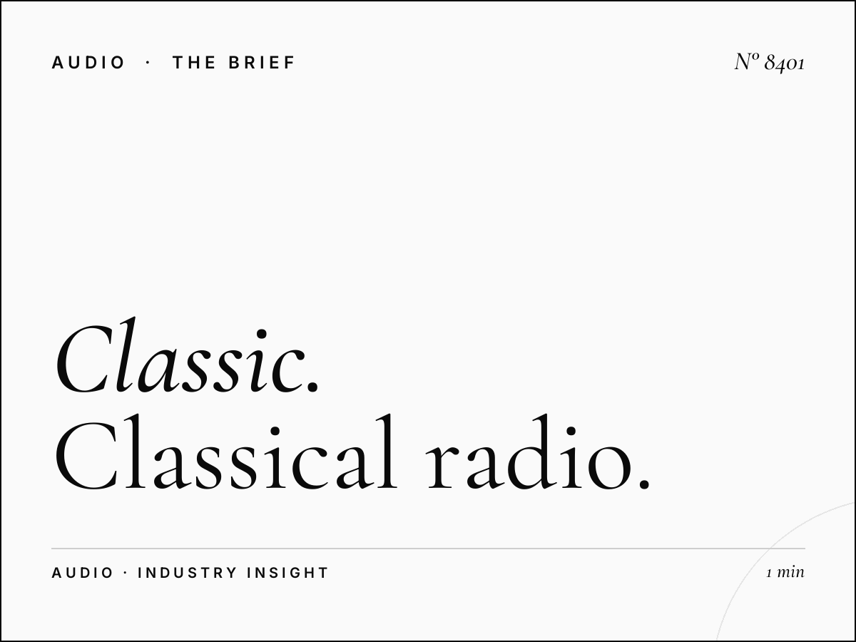 Classic FM Campaign Strategy: Classical Radio Planning