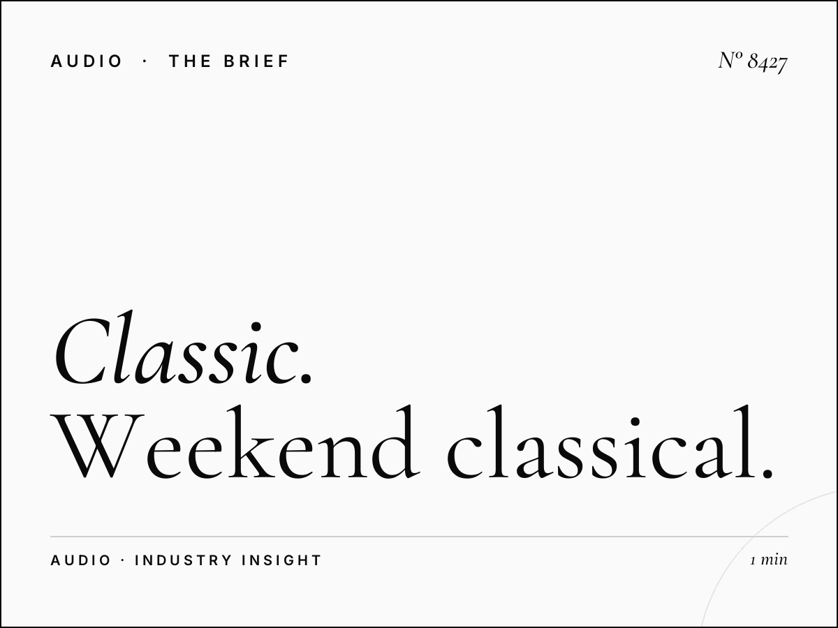 Classic FM Weekend Classical: Weekend Classical Programming