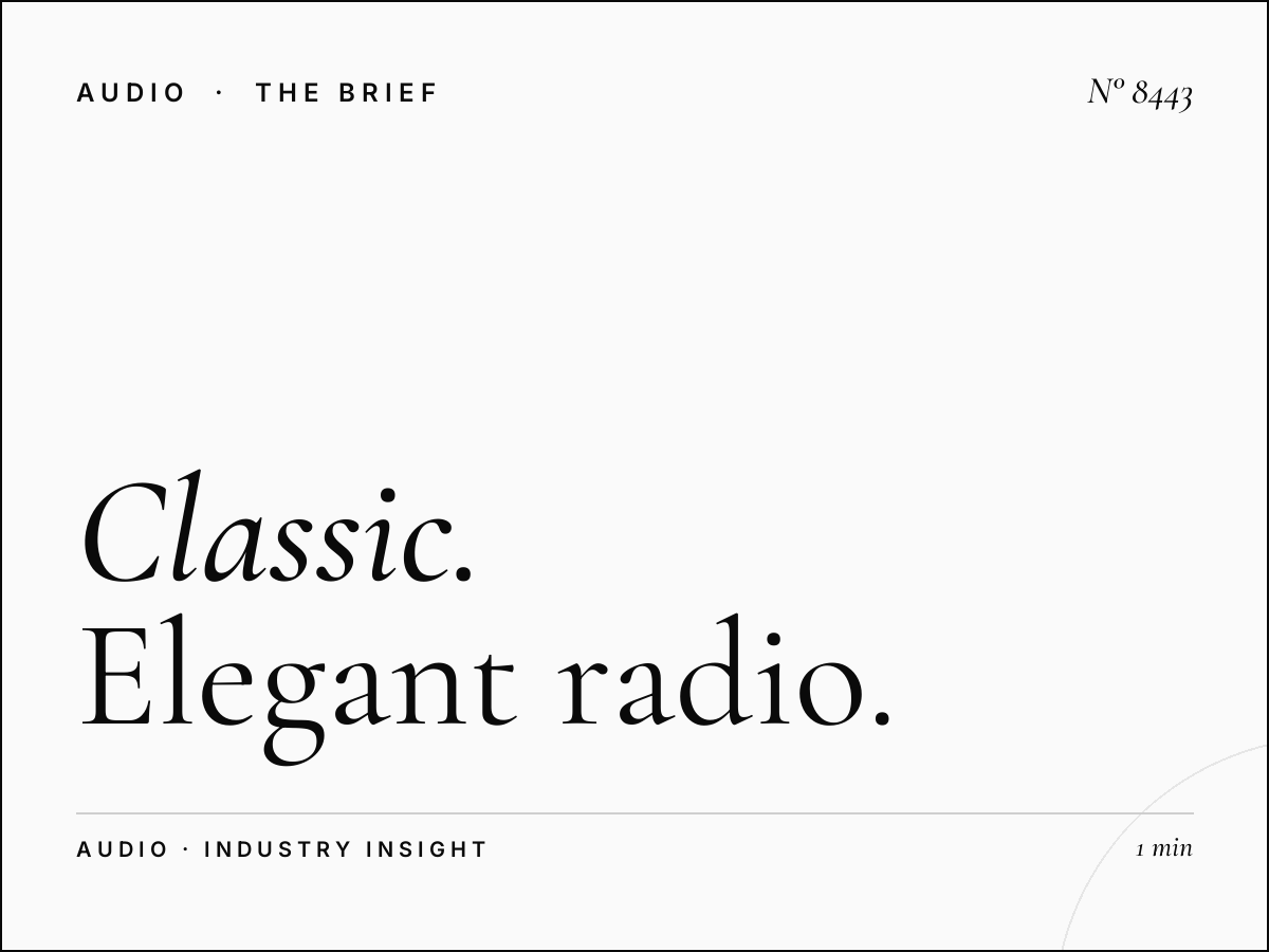 Classic FM Jingles: Elegant Radio Jingle Production