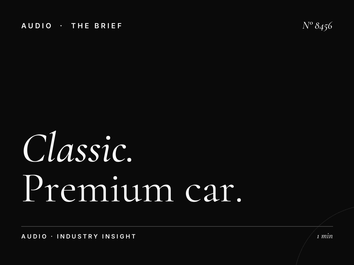 Classic FM Luxury Automotive: Premium Car Brands