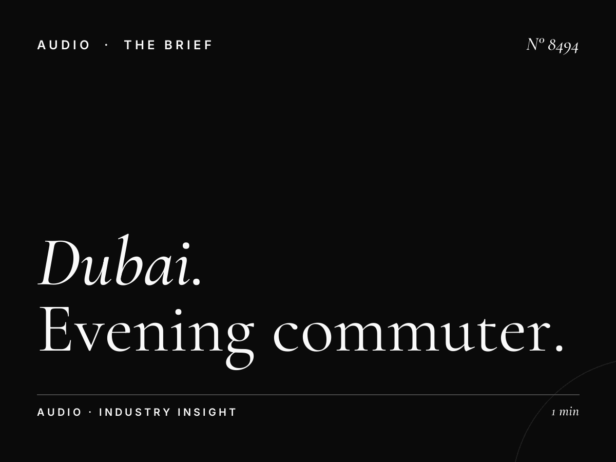 Dubai Radio 93 Drive Time: Evening Commuter Advertising