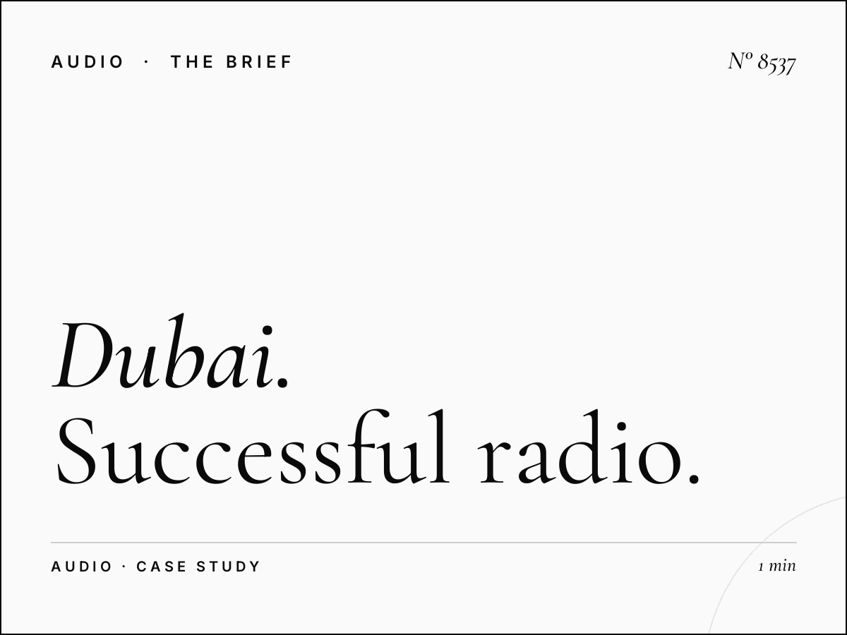 Dubai Radio 93 Case Studies: Successful Radio Campaigns