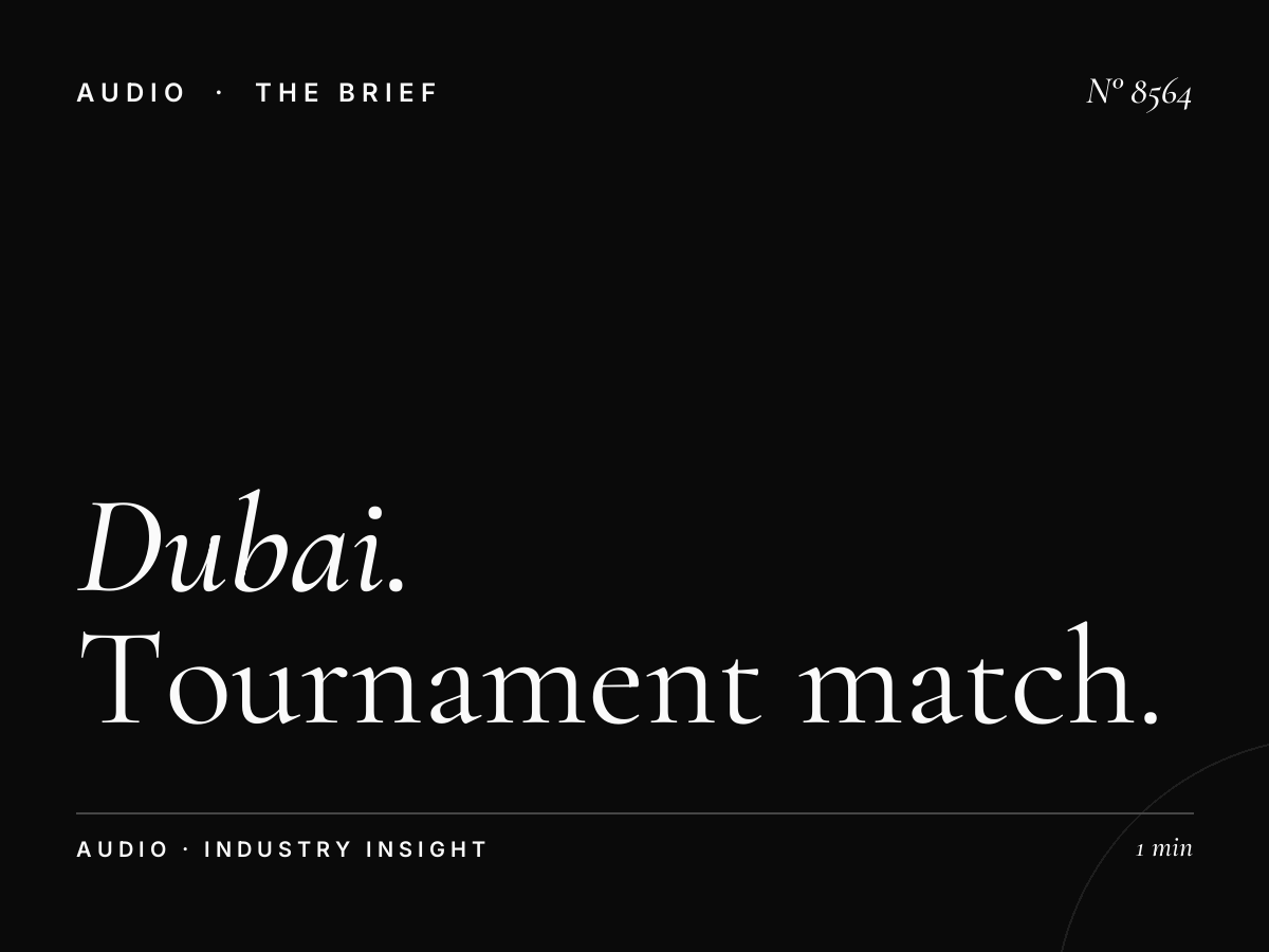 Dubai Radio 93 Sports Events: Tournament Match Advertising