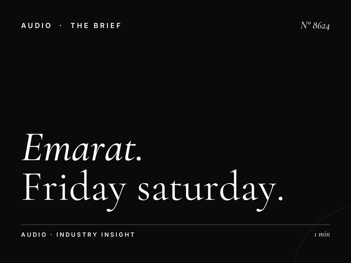 Emarat FM Weekend Strategy: Friday Saturday Arabic Campaign