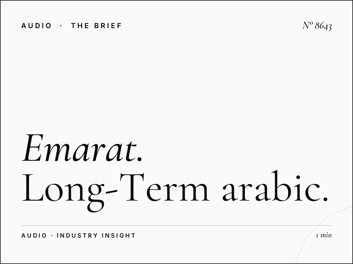 Emarat FM Brand Partnership: Long-Term Arabic Radio Partnership
