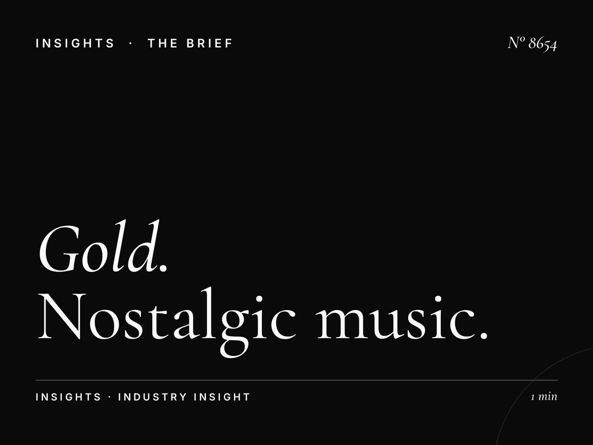 Gold Listener Profile: Nostalgic Music Fans Analysis