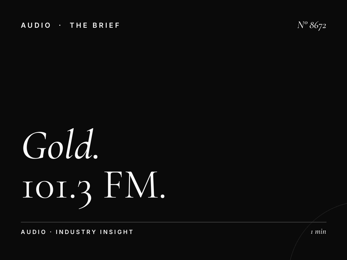 Gold Radio Advertising: 101.3 FM Classic Hits Campaign