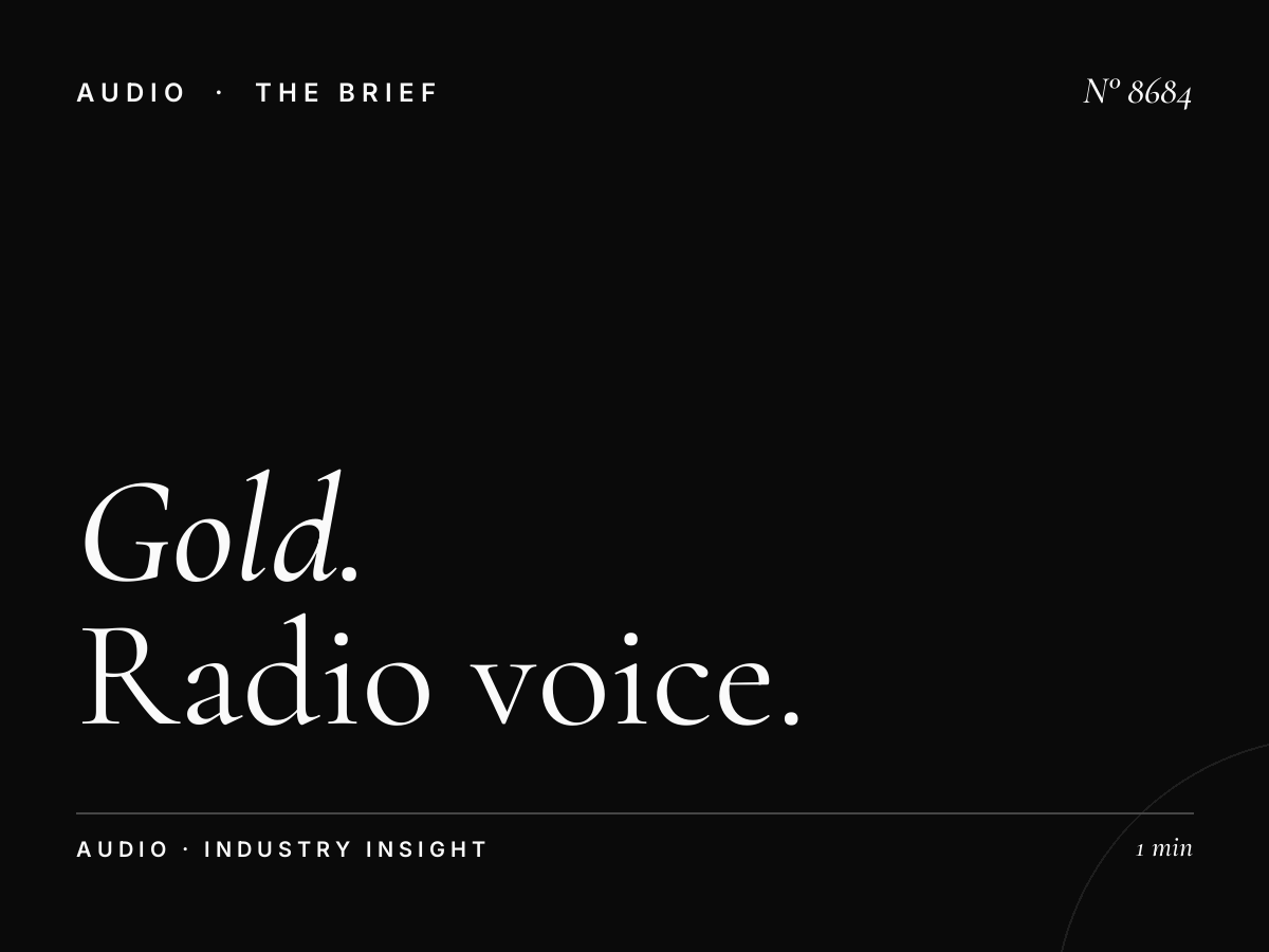 Gold Voice Over: Radio Voice Talent Options