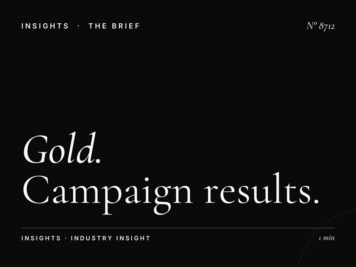 Gold Effectiveness: Campaign Results Evaluation