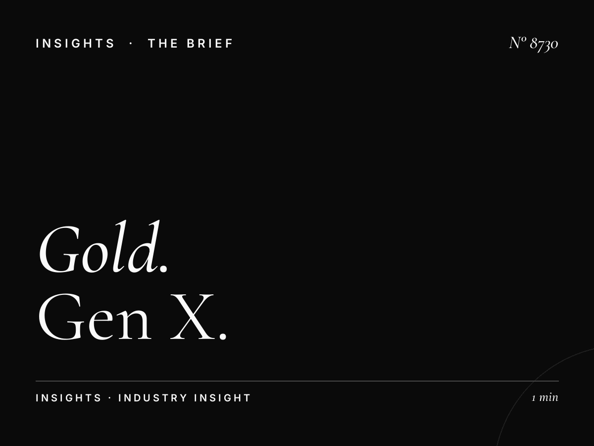 Gold Generation X: Gen X Targeting Strategy