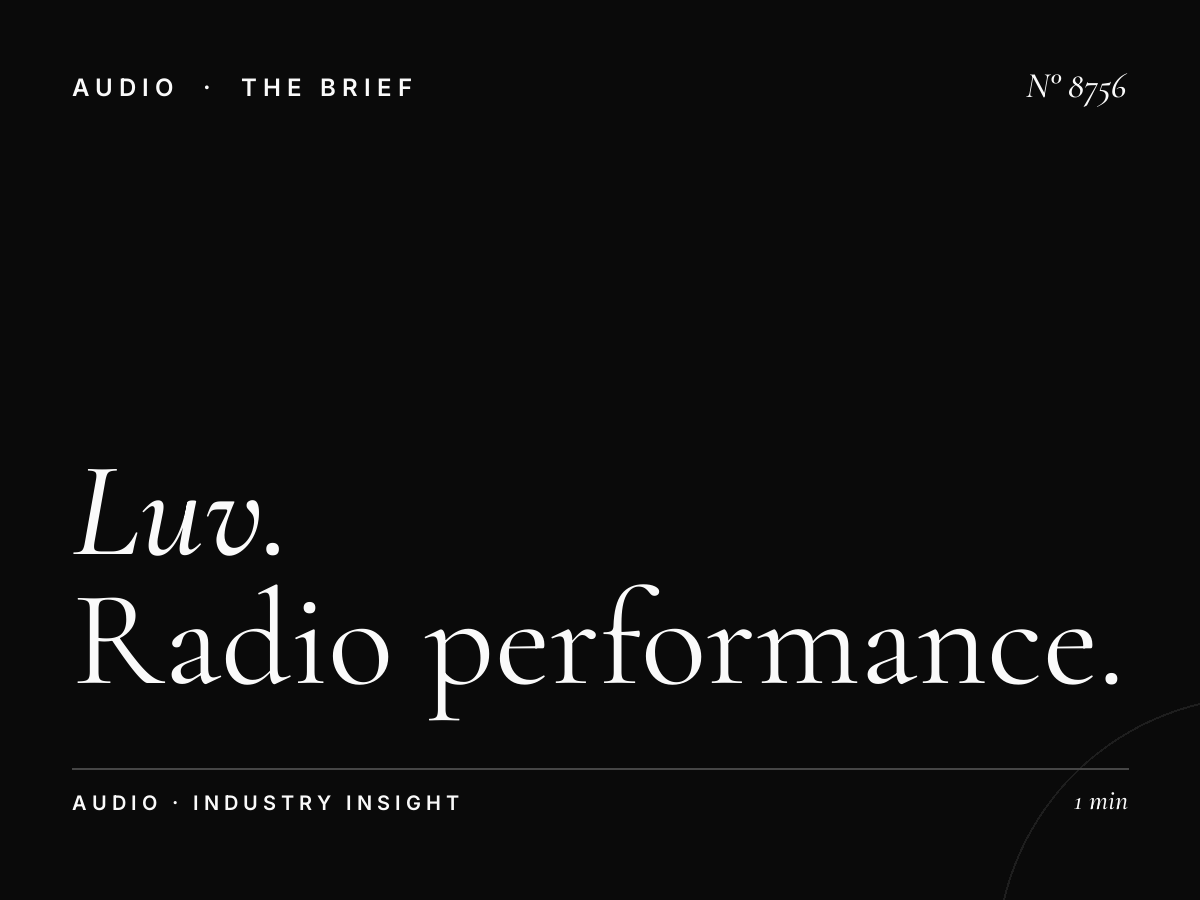 Luv ROI: Radio Performance Measurement