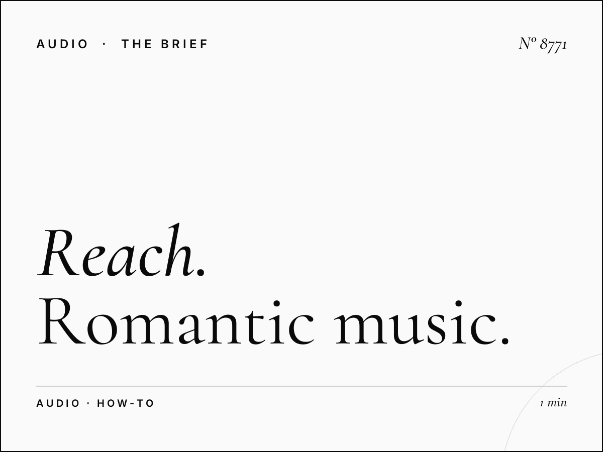 How to Reach Romantic Music Fans Through Luv Radio Advertising
