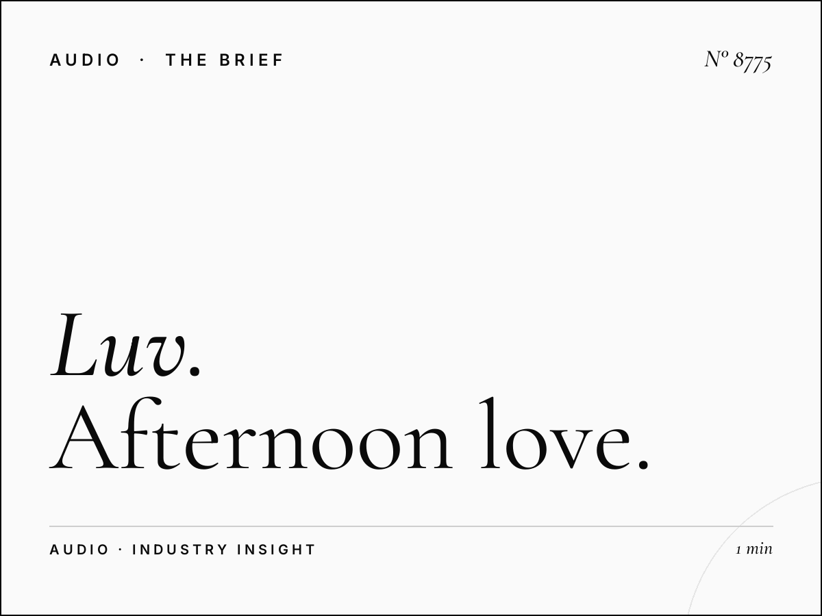 Luv Midday: Afternoon Love Songs Music Block - The Strategic Afternoon Radio Slot for Romantic Brand Messaging