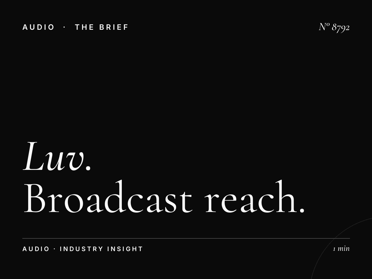Luv Coverage Area: Broadcast Reach UAE