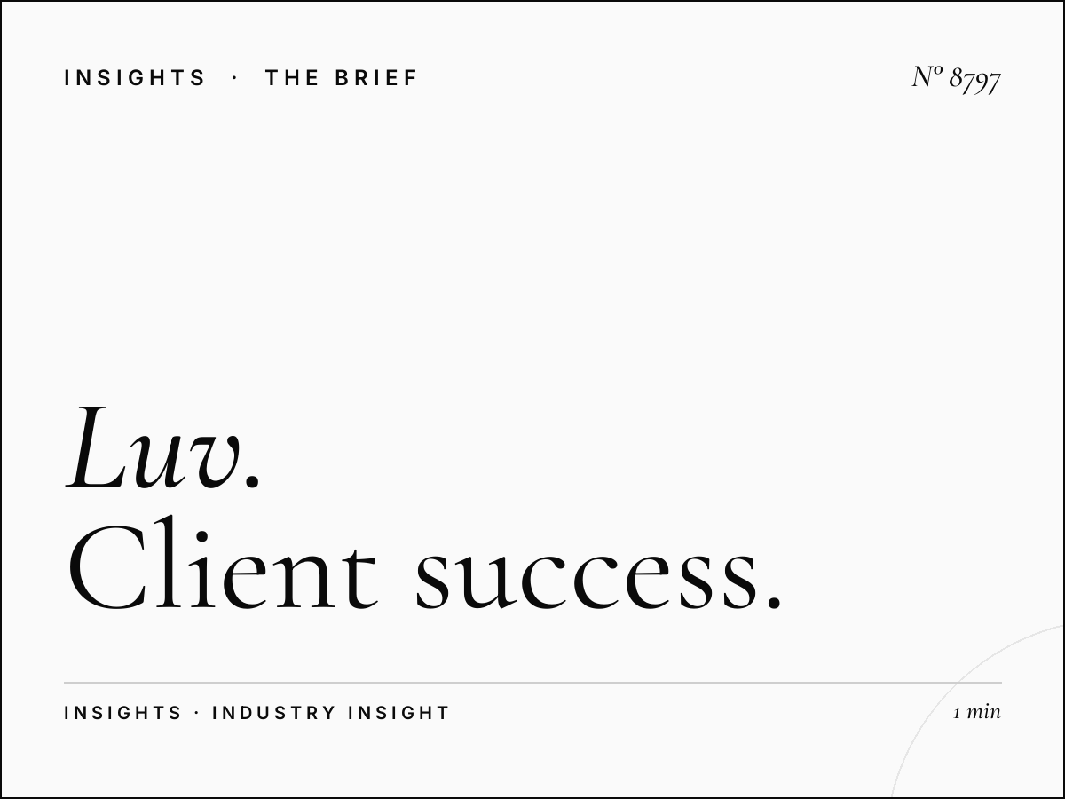 Luv Testimonials: Client Success Stories