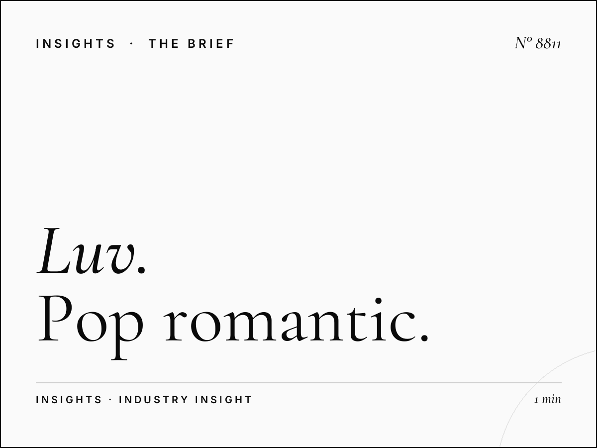 Luv Pop Love Songs: Pop Romantic Hits Drive Brand Connection Through Music Marketing