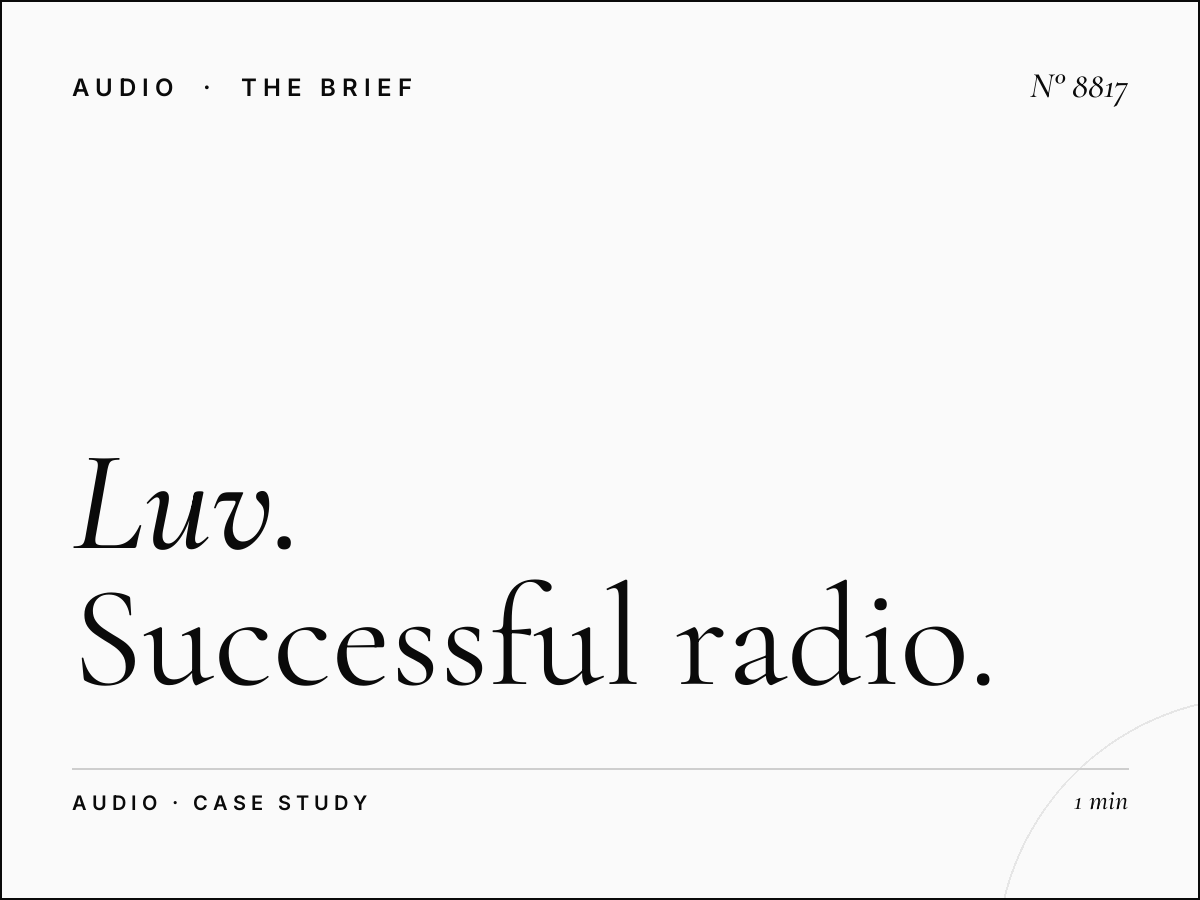 Luv Case Studies: Successful Radio Campaign Examples