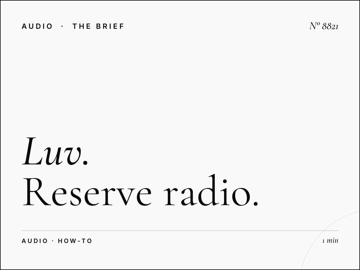 Luv Booking: How to Reserve Radio Advertising