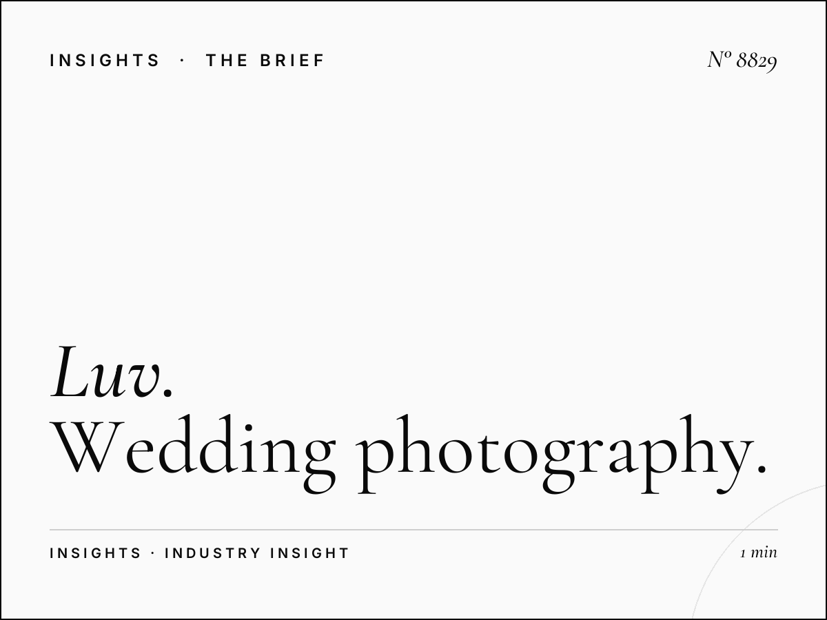 Luv Photography Services: Wedding Photography Marketing