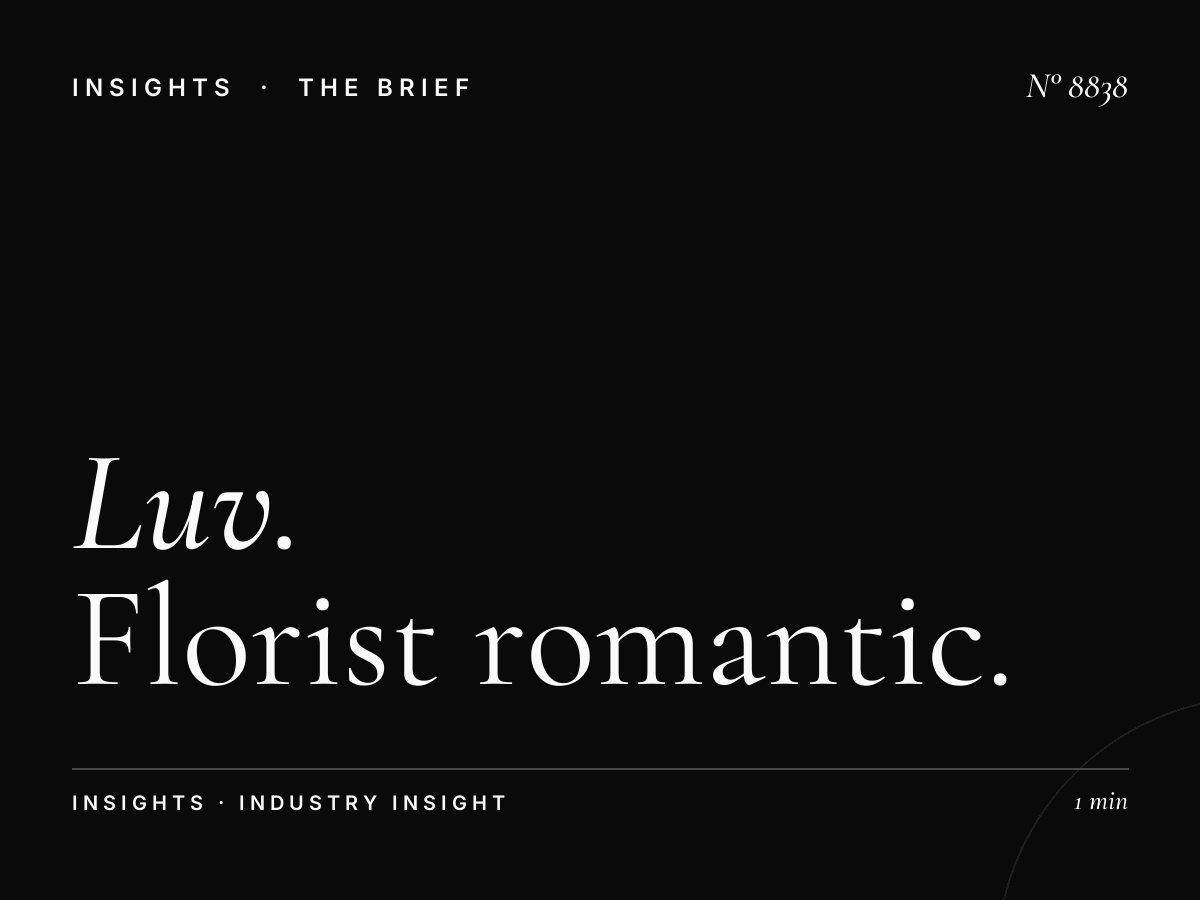 Luv Flower Delivery: Florist Romantic Marketing