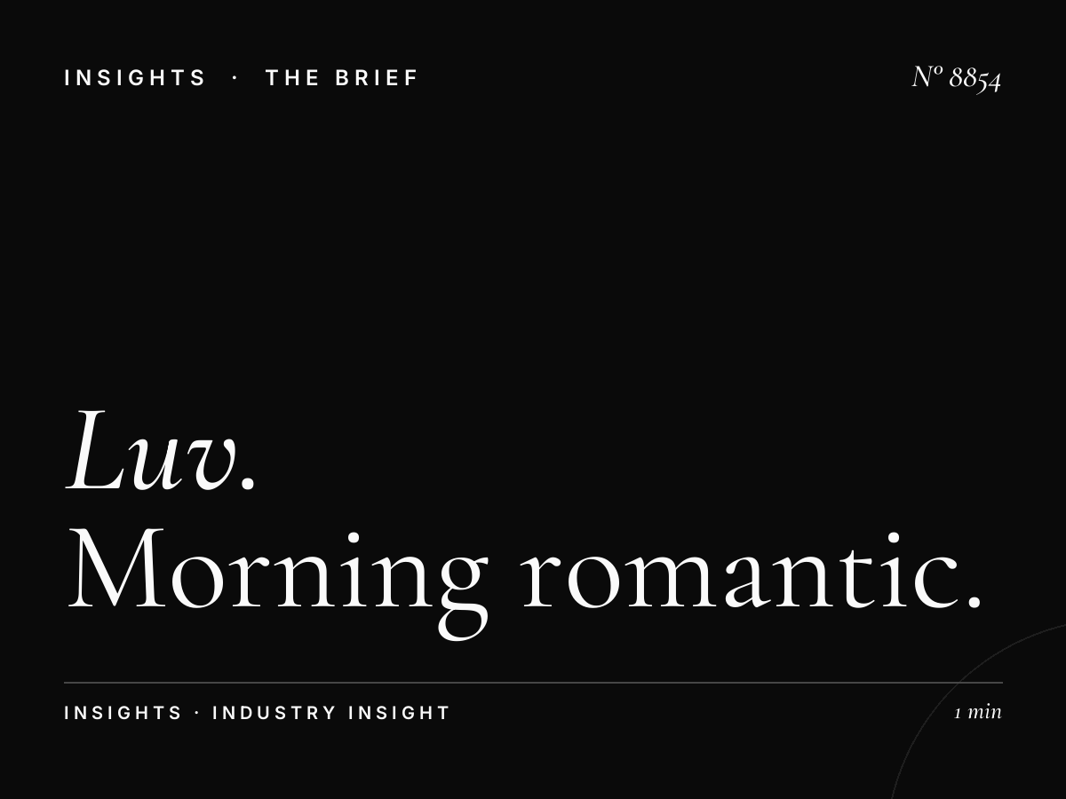 Luv Morning Romance: Morning Romantic Programming