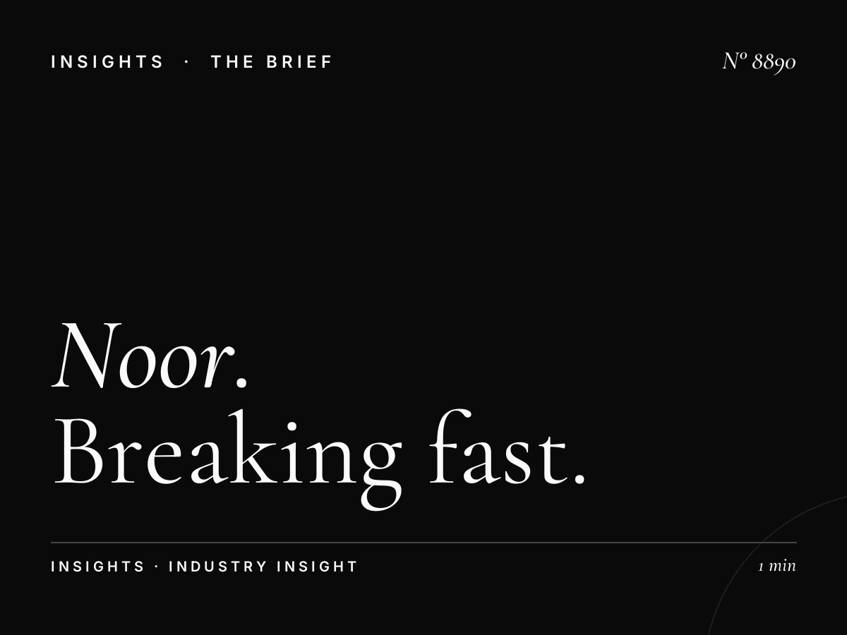 Noor Dubai Ramadan Iftar: Breaking Fast Time Advertising