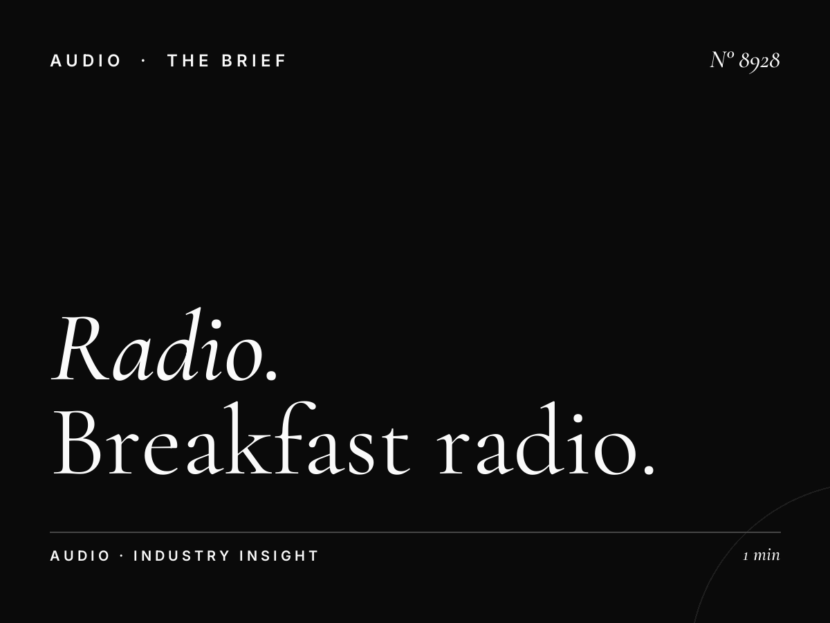 Radio 1 Morning Show: Breakfast Radio Advertising 6-10 AM