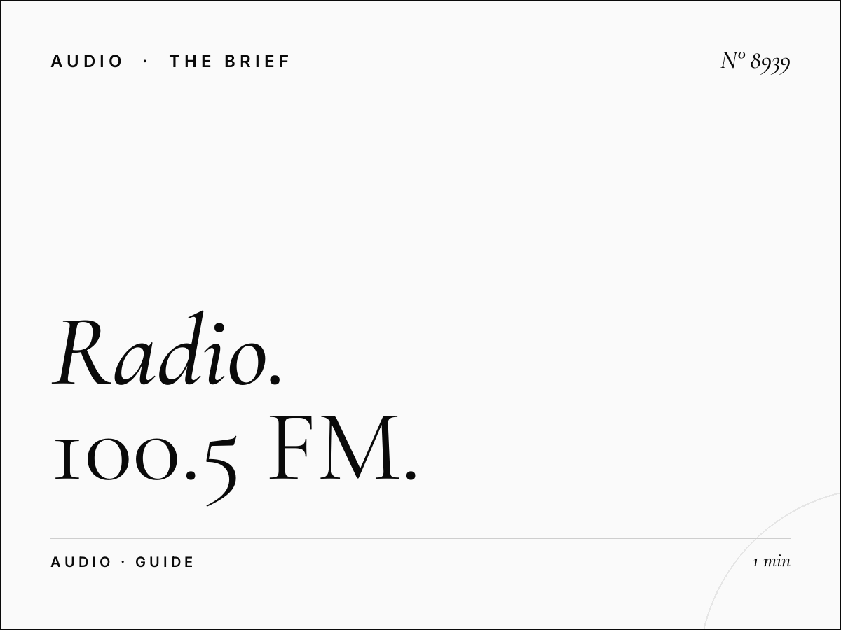 Radio 1 Advertising: 100.5 FM Campaign Guide UAE