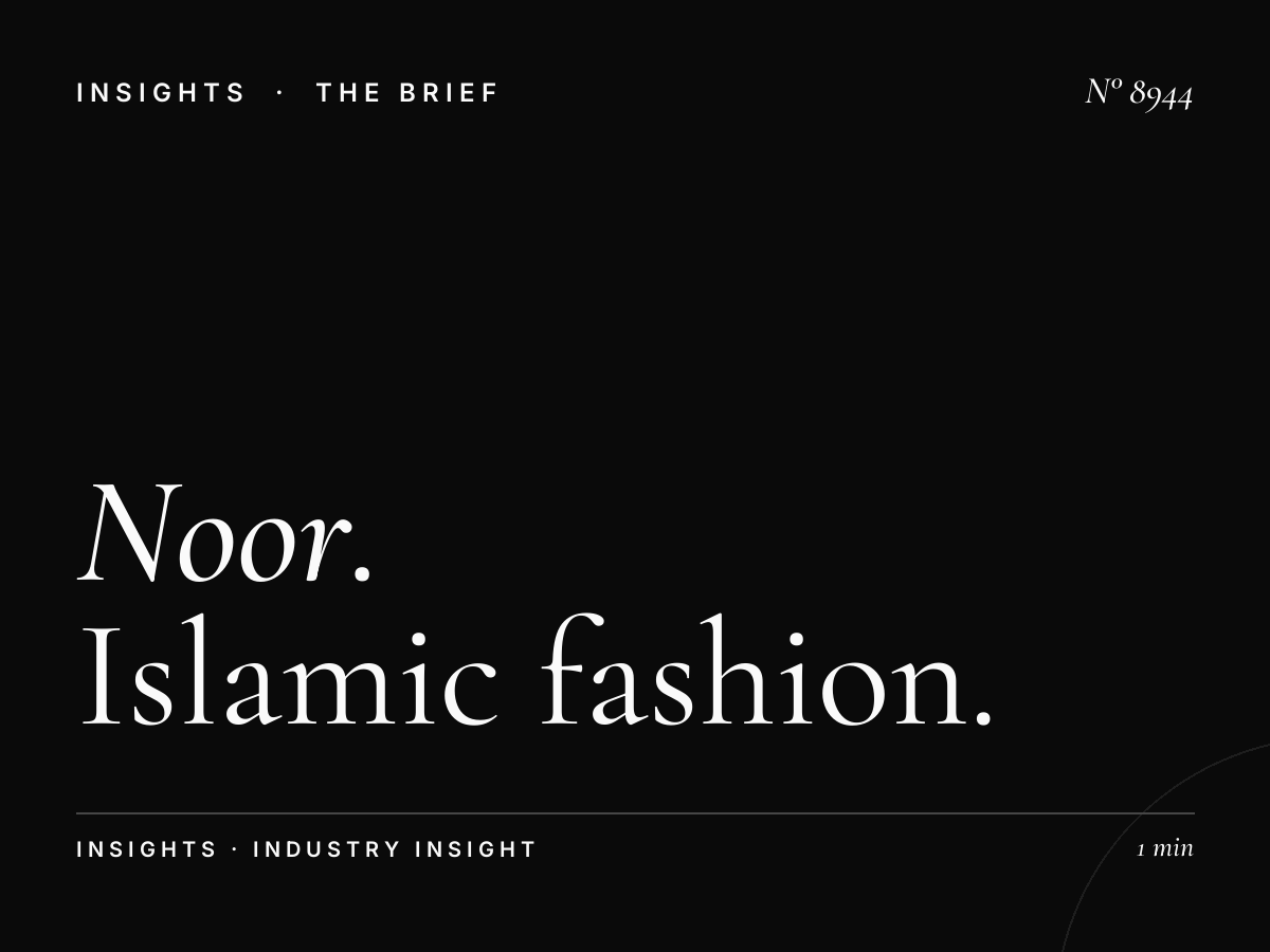 Noor Dubai Modest Fashion: Islamic Fashion Advertising