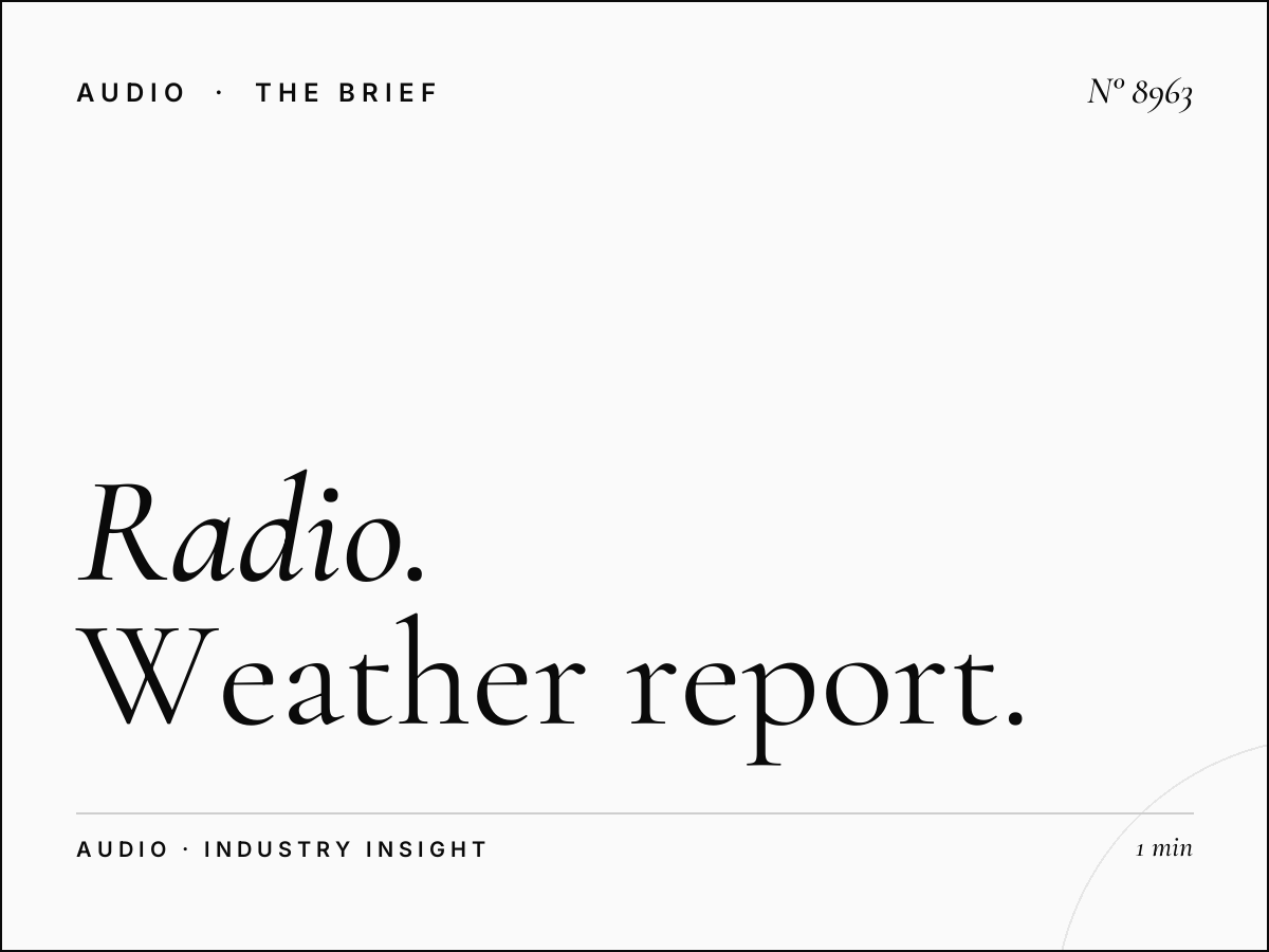 Radio 1 Weather Updates: Weather Report Programming