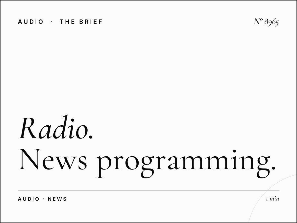 Radio 1 News Updates: Radio News Programming