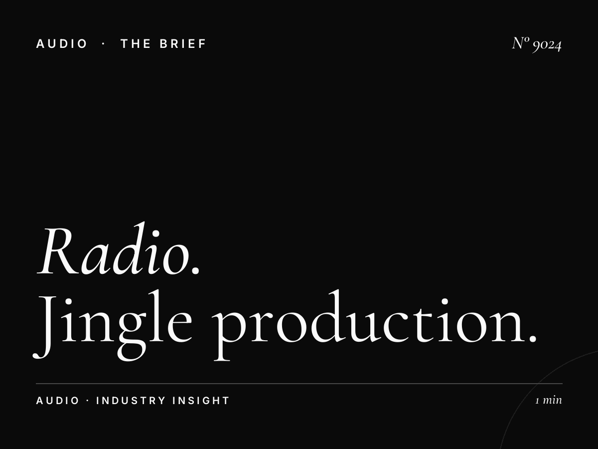 Radio 1 Jingles: Radio Jingle Production Services