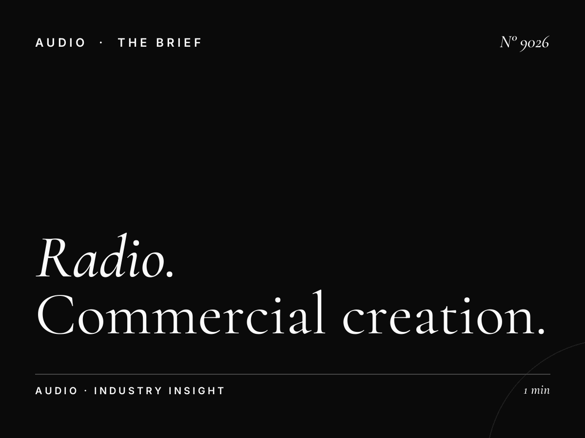 Radio 1 Creative Production: Radio Commercial Creation