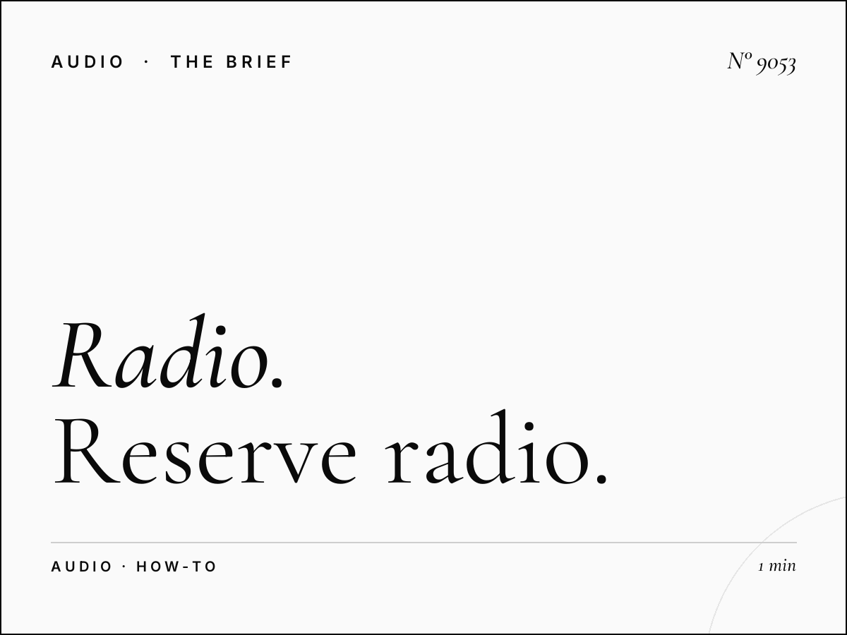 Radio 4 Booking: How to Reserve Radio Advertising