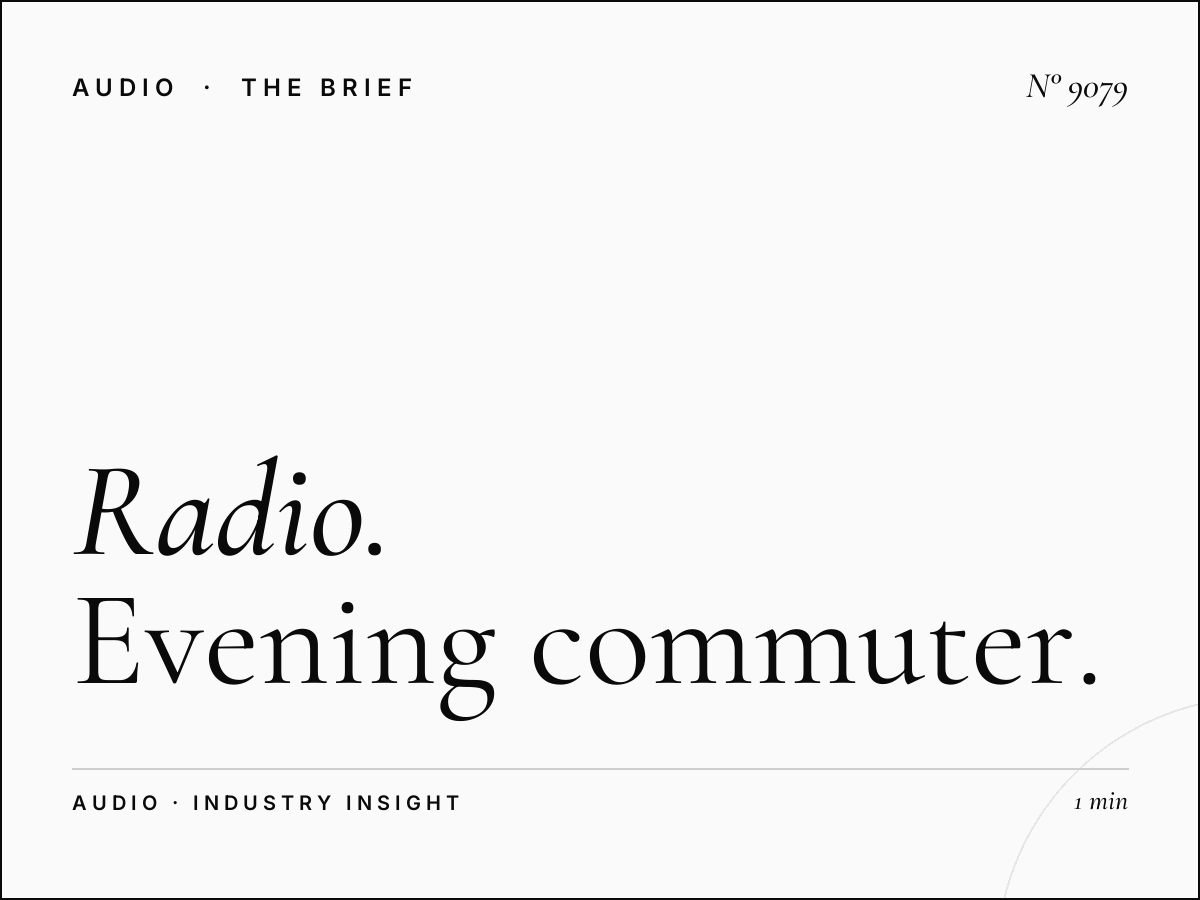 Radio 4 Drive Time: Evening Commuter Advertising