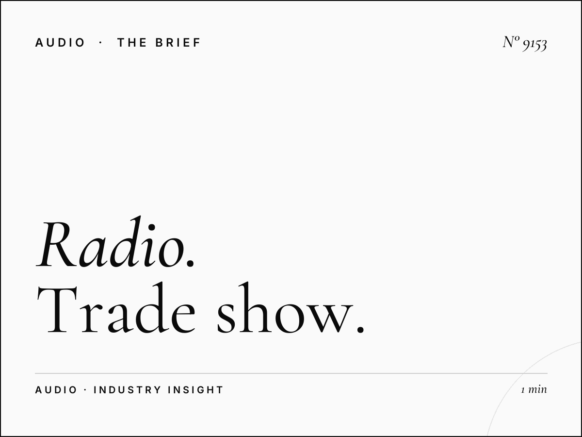 Radio 4 Exhibition Marketing: Trade Show Campaign