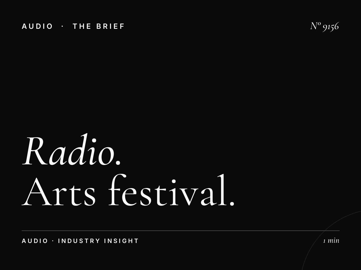 Radio 4 Cultural Events: Arts Festival Promotion
